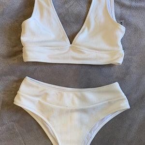 White bikini